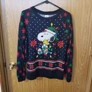 Festive Snoopy Sweater